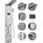 53.2'' Shower Panel with Full Body Shower Head