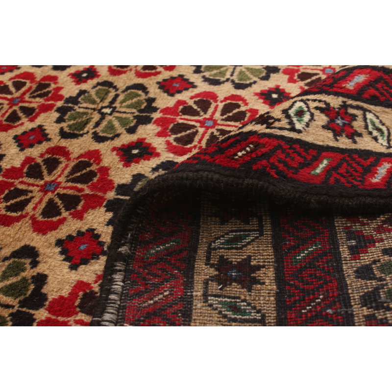 One-of-a-Kind 3'3" X 5'11" 1980s Wool Area Rug in
