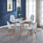 Keighly Solid Wood Base Dining Table-1824720738