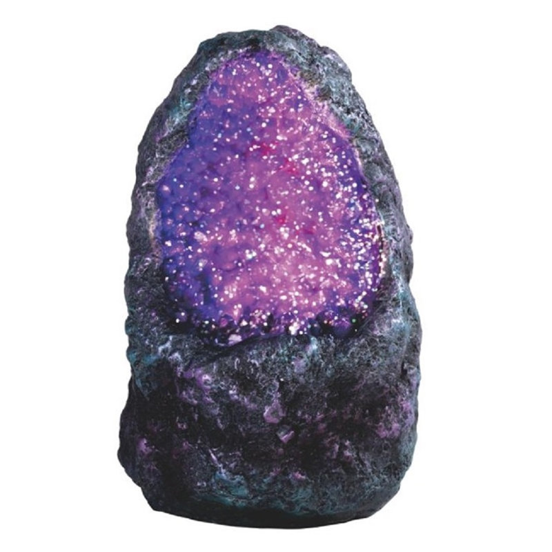 Lumière de nuit crystalstone à del, Mauve
