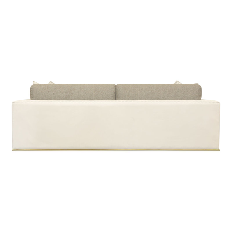 Orion Sofa, Cardinal Red (Cartier), Espresso