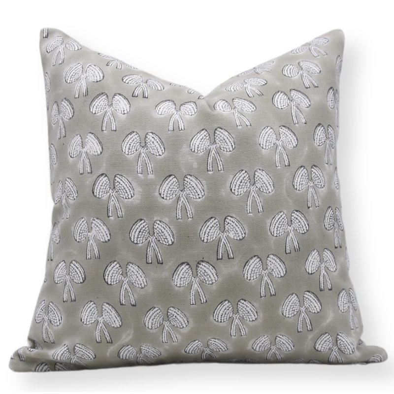 Housse de coussin en coton Mushk, H 14 po x l 14 po