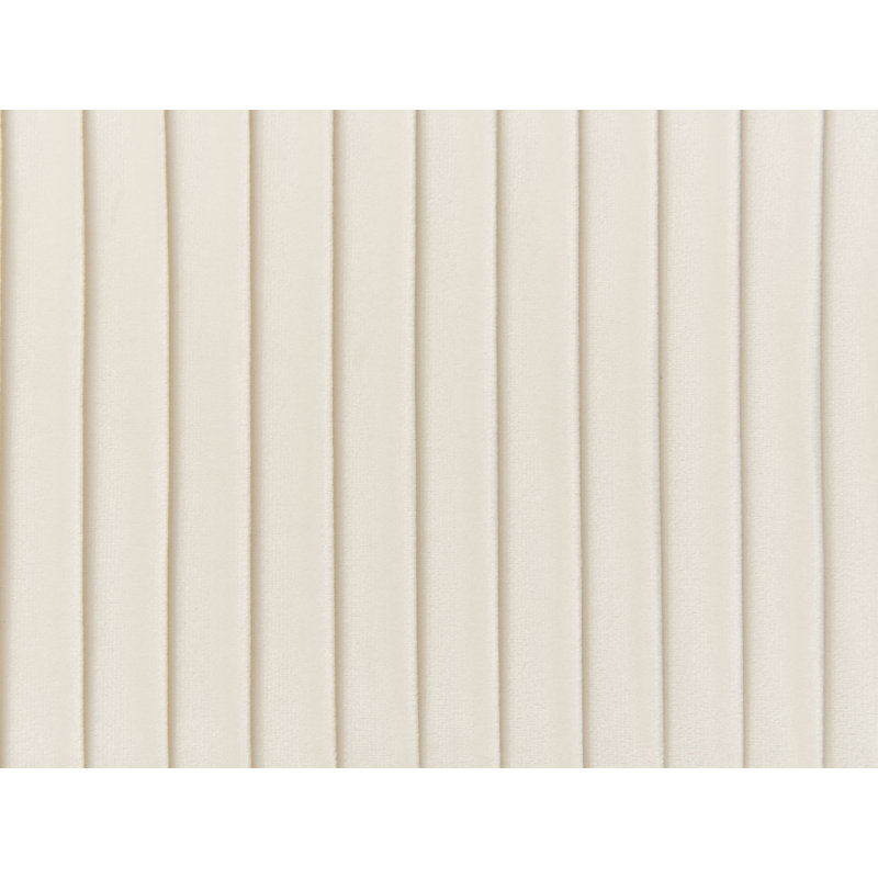 Mattawan Velvet Upholstered Bench, Cream
