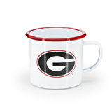 Crow Canyon Enamelware U of Georgia 16oz Mug