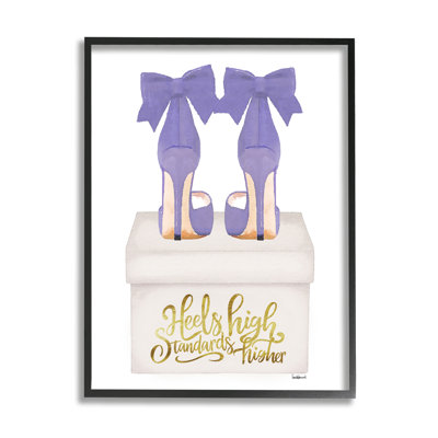 Talons hauts mauves par Amanda Greenwood