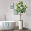 Arbre artificiel avec pot à fleurs en forme de faux drapeau Magnolia (pot en pot et arbre)-104347630