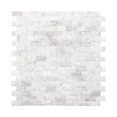 11.22'' W x 10.63'' L Natural Stone Peel and Stick Mosaic Tile