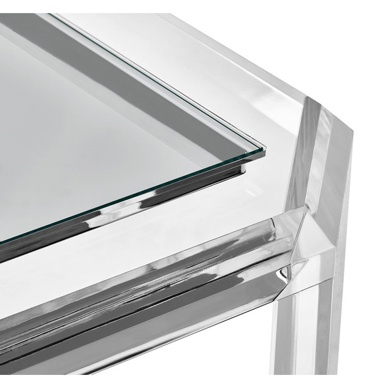 Alden Glass End Table