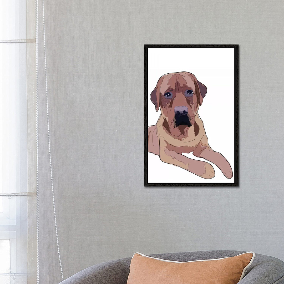 Labrador II von Sketch And Paws - Galerie-verpackte Leinwand Giclée auf Leinwand