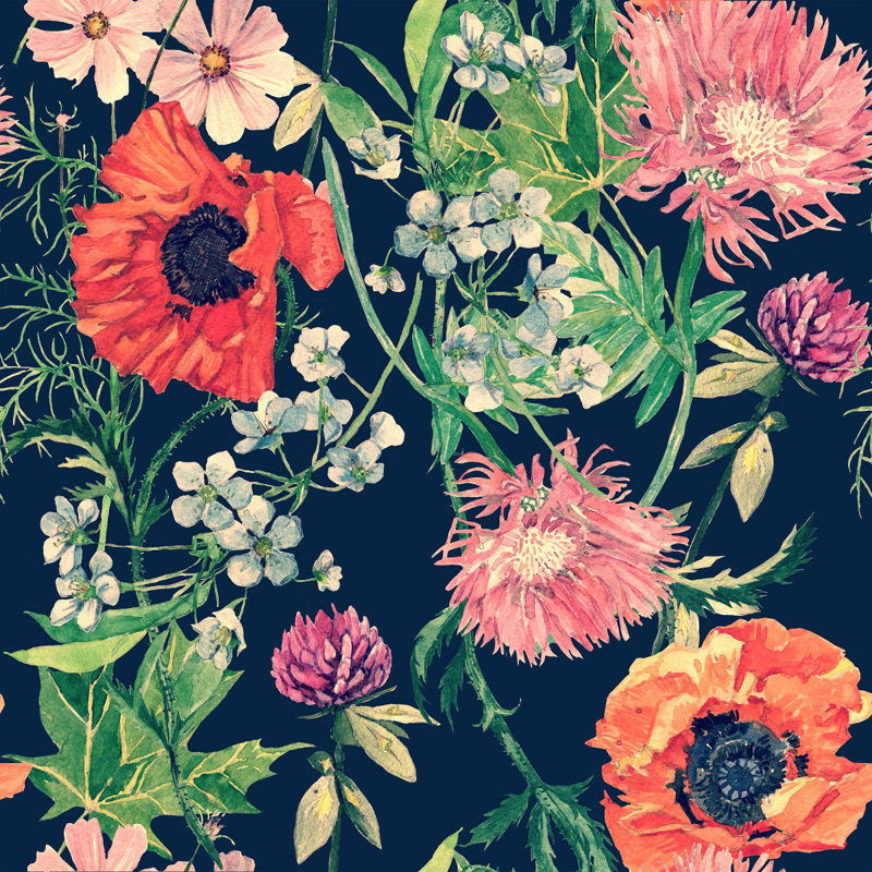 Peel & Stick Wall Mural, 10.42' W x 10.42' L