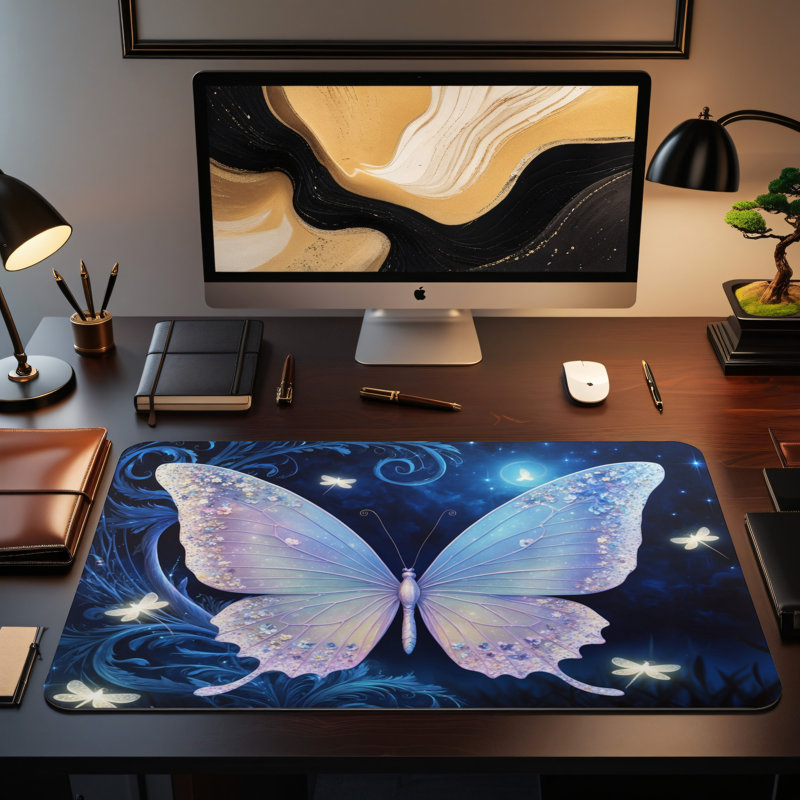 Polyester Desk Pad, 31.5x15.5