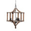 Lustre tambour en bois 3 lumières