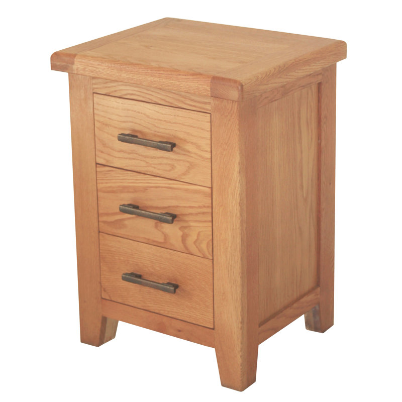 Ashlyn 47cm W Solid Wood Bedside Table