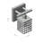 Mckittrick 1-Light 5.5" Chrome and Crystal Mini Wall Sconce