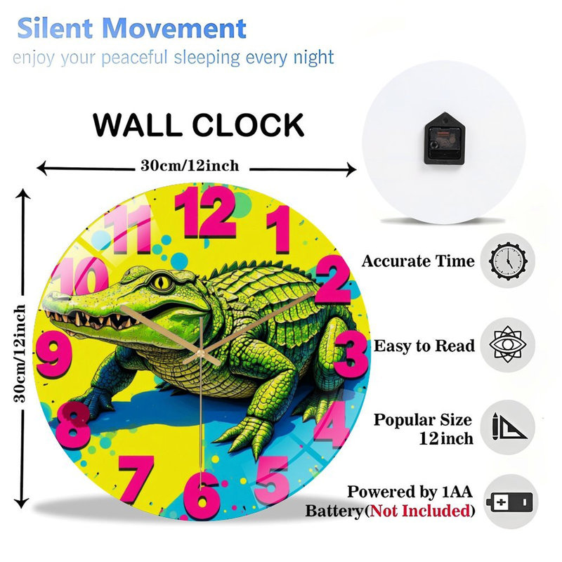 Horloge murale 12 po