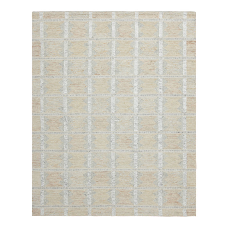 Rug & Kilim’S Scandinavian-Inspired Rug, Beige With Geometric Patterns