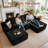 Seren Boneless 106" Modular L-shaped Sectional Sofa With Ottoman, No-assembly Cloud Couch, Boneless Design For Modern Living-116240535-116240537