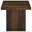 Table de bout en pin foncé