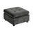 Chenille Tufted Ottoman - Square Accent Stool-637347686