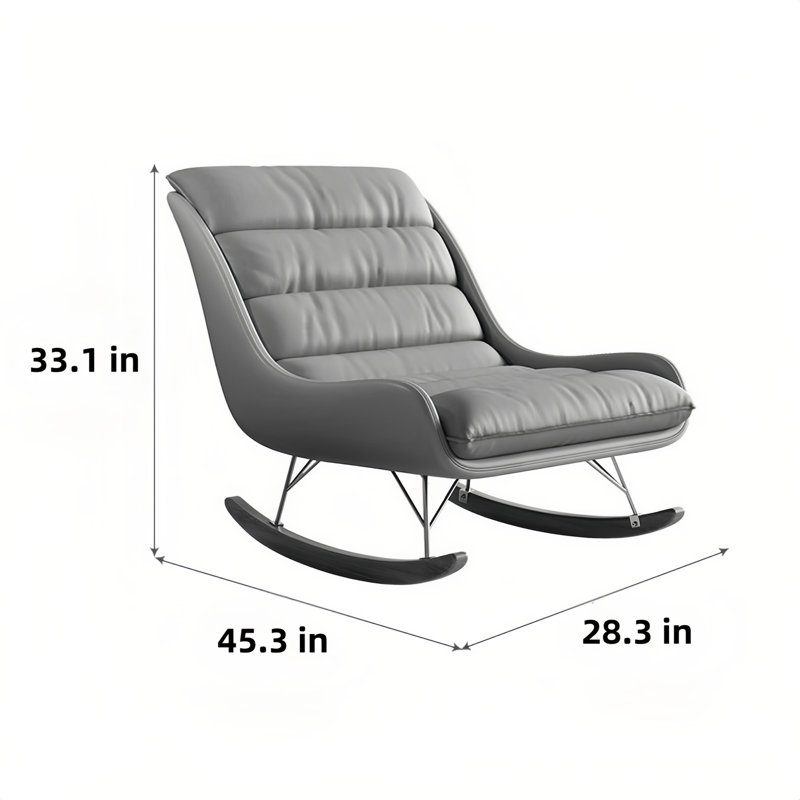 Fauteuil berçant, Vert menthe
