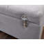Baucau 90.5cm Wide Tufted Rectangle Solid Colour Ottoman with Storage-40632412