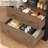 69.7"H Arched Bookcase With 2 Drawers