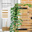 Support à treillis en bois Outsunny avec 5 boîtes à fleurs suspendues