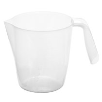 Fox Run Easy Pour Measuring Cup with Funnel Spout, 3.5, Clear Plastic