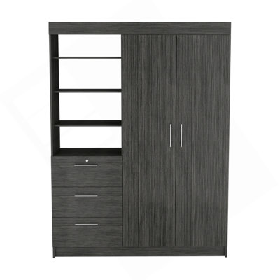 Armoire Rumanu, chambre à coucher, blanc