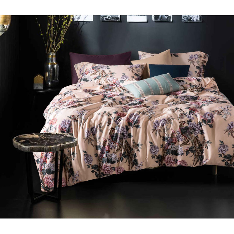 Ensemble de housse de couette 100% coton , Housse de couette pour très grand lit et 2 très