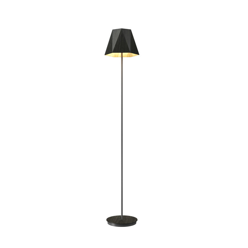 Facet Floor Lamp, Charcoal