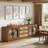 70.87" TV Stand for TVs up to 80" with 3-Drawer and 2 Cabinets