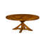 Casually Country Round Walnut Wood Dining Table-23515267-39862080