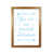Honey Oak Frame