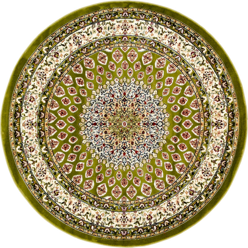 Jackson Floral Indoor Rug, Round 10'