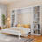 Queen Size Murphy Bed With Desk And Bookshelf (Bookshelf)