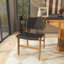 Chaise d'appoint en cuir véritable Markus-1595740651