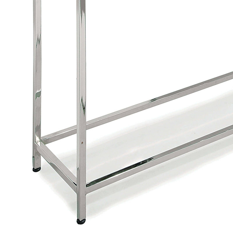 Echelon 54'' W Console Table, Nickel, 30.5" H x 54" W x 11.75" D