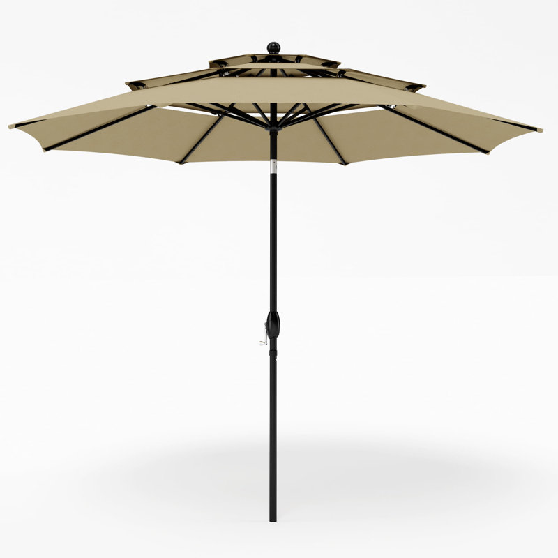 Parasol de plage 120 "Evyanna, Beige