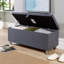 Philone Fabric Upholstered Storage Bench-1010769821