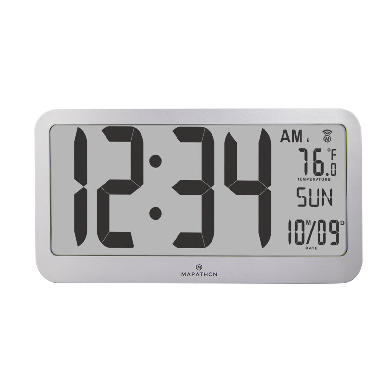 Horloge murale Jumbo, Gris
