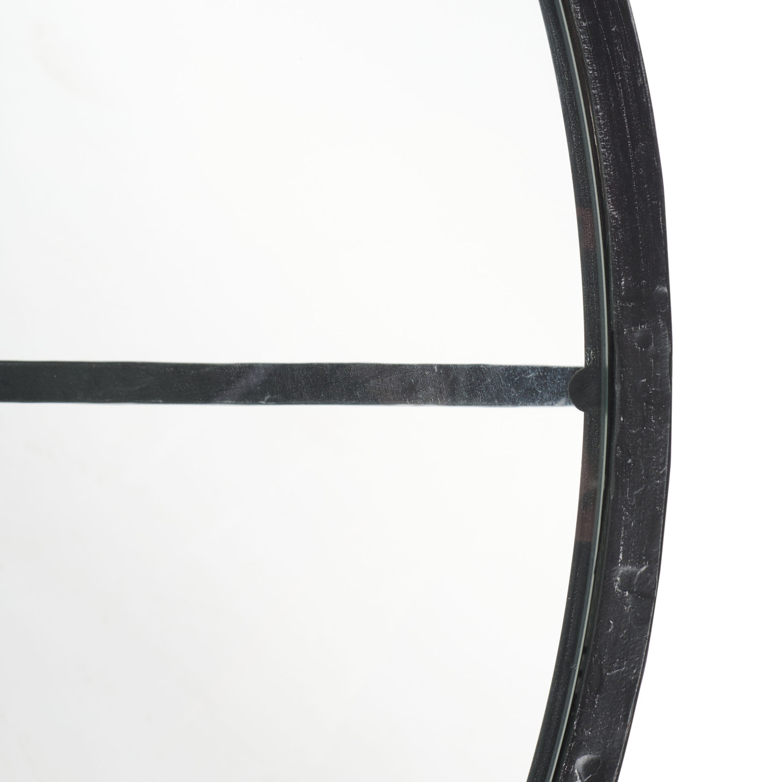 36" Metal Coffee Table, Black