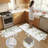 Anti Fatigue Non-skid Waterproof Kitchen Mats Set Of 2 Green Eucalyptus Kitchen Rugs For Floor