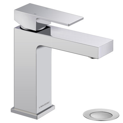 Single-handle Bathroom Faucet with Drain Assembly