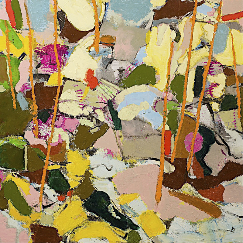 Piney Woods by Allan Friedlander - Wrapped Canvas Painting, 91cm H x 91cm W