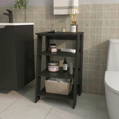Freestanding Bathroom Shelf With Open Storage