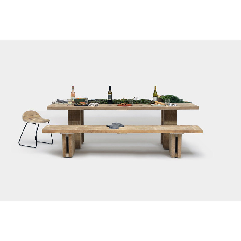 Occidental 3 Piece Outdoor Dining Set, 42" H x 72" W x 30" D