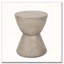 Table d'appoint d'extérieur en béton léger