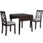 Space Rectangular Dining Table For 4, Rubberwood Legs, Modern Look Living Room And With Design, Faux Marble Tabletop Small Apartments Spaces
