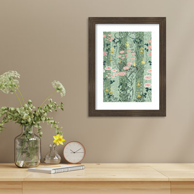 Meadow Sage by Annick Wood Framed Wall Art Print